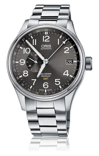 Copy ORIS BIG CROWN PROPILOT GMT SMALL SECOND ON BRACELET watch 01-748-7710-4063-07-8-22-19